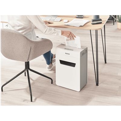 4002432127207-Leitz IQ Protect 6M - destructeur de documents coupe croisée - 6 feuilles - Corbeille 18 litres--3