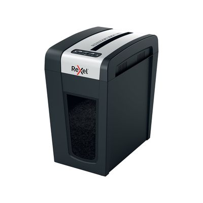 5028252616959-Rexel Secure MC6-SL - destructeur de documents coupe croisée microparticules - 6 feuilles - Corbeille --0