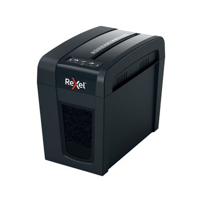 5028252615297-Rexel Secure X6-SL - destructeur de documents coupe croisée - 6 feuilles - Corbeille 10 litres--0