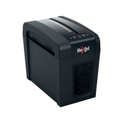 5028252615297-Rexel Secure X6-SL - destructeur de documents coupe croisée - 6 feuilles - Corbeille 10 litres--2