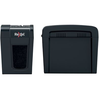 5028252615297-Rexel Secure X6-SL - destructeur de documents coupe croisée - 6 feuilles - Corbeille 10 litres--3