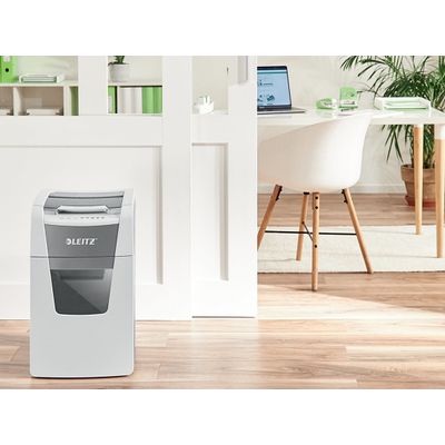 4002432124107-Leitz IQ AutoFeed Office 150 P4 - destructeur de documents coupe croisée - 150 feuilles - Corbeille 44--9