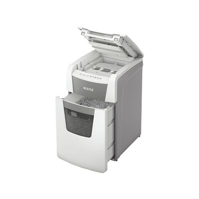 4002432124107-Leitz IQ AutoFeed Office 150 P4 - destructeur de documents coupe croisée - 150 feuilles - Corbeille 44--5