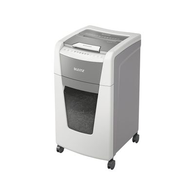 4002432124121-Leitz IQ AutoFeed Office 300 P4 - destructeur de documents coupe croisée - 300 feuilles - Corbeille 60--0