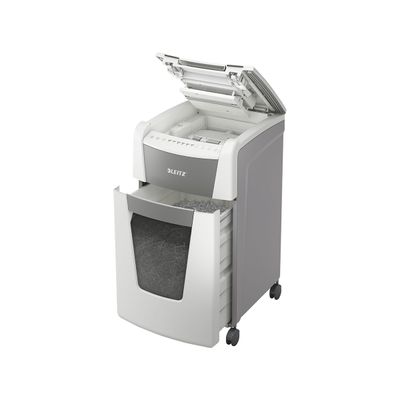 4002432124121-Leitz IQ AutoFeed Office 300 P4 - destructeur de documents coupe croisée - 300 feuilles - Corbeille 60--5