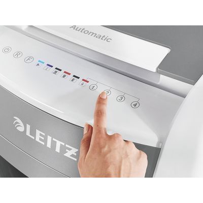 4002432124121-Leitz IQ AutoFeed Office 300 P4 - destructeur de documents coupe croisée - 300 feuilles - Corbeille 60--8