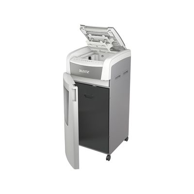 4002432124145-Leitz IQ AutoFeed Office Pro 600 P4 - destructeur de documents coupe croisée - 600 feuilles - Corbeill--4