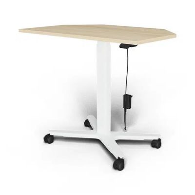 3760350282224-Bureau ELLIOT d'angle L100 - pieds blanc - plateau imitation chêne--0