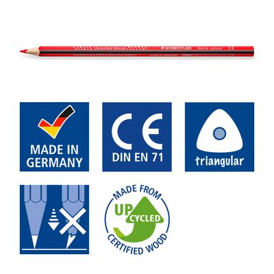 4007817037225-STAEDTLER Noris Design Journey - 24 Crayons de couleur - couleurs brillantes assorties--3