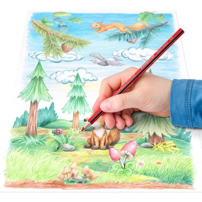 4007817037225-STAEDTLER Noris Design Journey - 24 Crayons de couleur - couleurs brillantes assorties--6