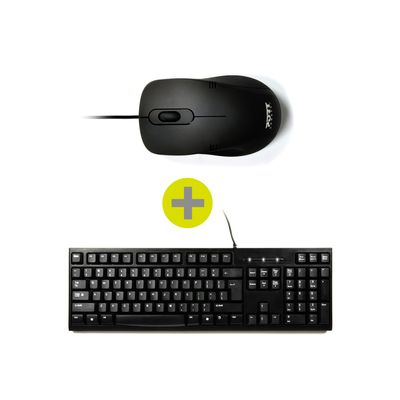 3567049009007-PORT Connect - ensemble clavier et souris filaire - Azerty--2
