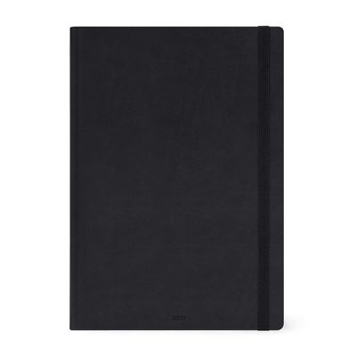 8054117626075-Agenda Colours Collection - 1 jour par page - A4 - noir - Legami--0