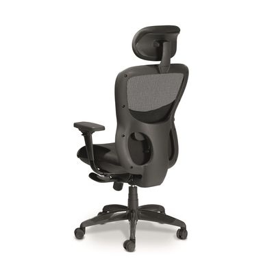 8033540636639-Fauteuil de bureau ATHOS - accoudoirs réglables - appuie-tête réglable - noir--2