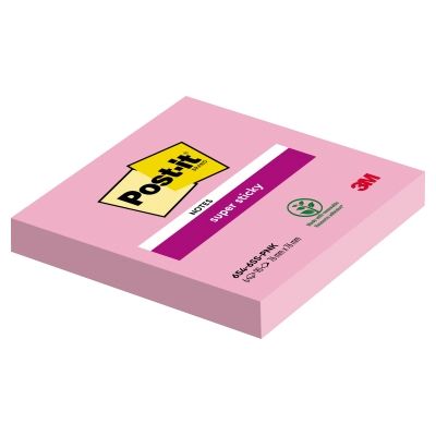 4054596926172-Post-it Super Sticky - Bloc-notes - 76 x 76 mm - rose tropical--0
