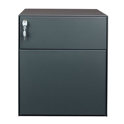 3700339991884-Caisson mobile métallique monobloc – 2 tiroirs - anthracite--1