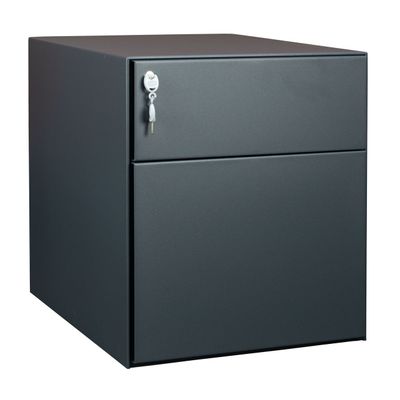 3700339991884-Caisson mobile métallique monobloc – 2 tiroirs - anthracite--2
