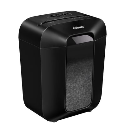 0043859771097-Fellowes Powershred LX41 - Destructeur de documents mini-cut - 8 feuilles - Corbeille 17 litres--0