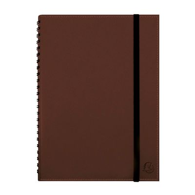 3660942079099-Agenda Carnet de Notes et de Projets Volga Exa-Pbook - 15 x 21 cm - marron - Exacompta--0
