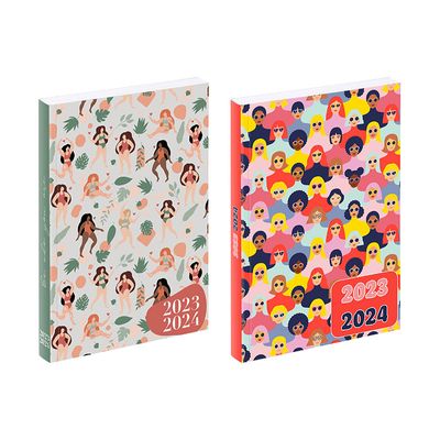 3135257463340-Agenda Body Positive - 1 jour par page - 12 x 17 cm - rouge ou vert - Viquel--0