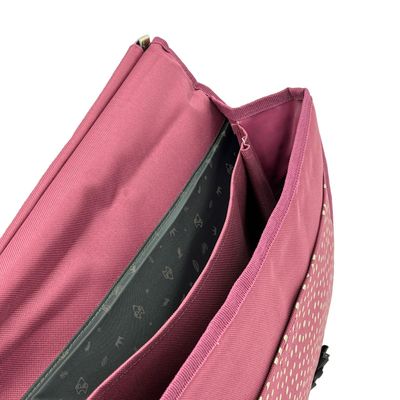 3663842007605-Cartable réversible Butterfly 38 cm - 2 compartiments - papillon - Pol Fox--3