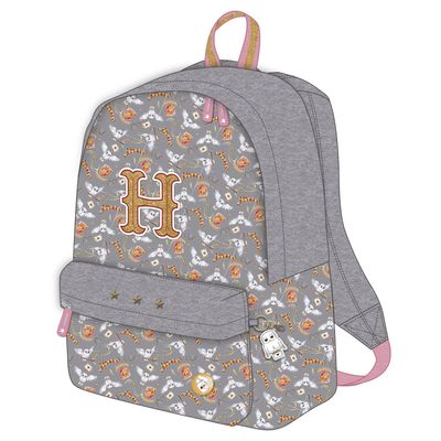 3661507520803-Sac à dos Harry Potter Hedwig - 1 compartiment - violet pastel - Kid'Abord--0