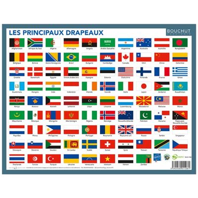 3592930011081-Bouchut - Fiche mémo Monde - 20,5 x 26,5 cm - double face--1