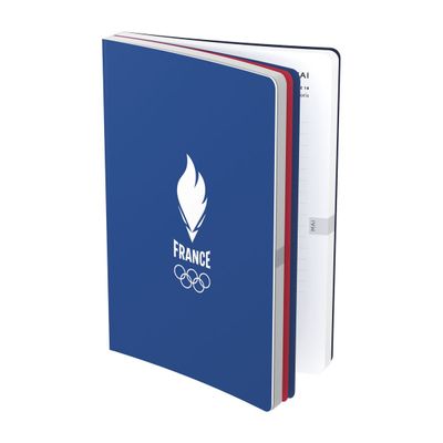3147280265549-Agenda Equipe de France - 1 jour par page - 12 x 17 cm - bleu - Hamelin--0