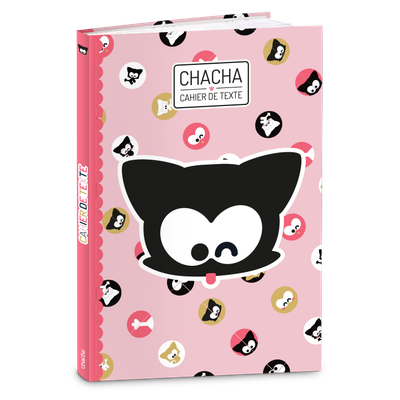 3661507616384-Cahier de Texte Chacha - 15 x 21 cm - Kid'Abord--0