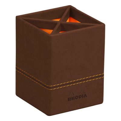 3037921945247-RHODIA Rhodiarama - Pot à crayons - bronze - en polyuréthane--0
