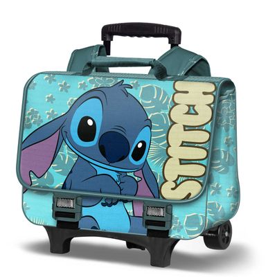 8445118050028-Lilo et Stitch Cute - Cartable avec chariot amovible 38 cm - 1 compartiment - Karactermania--0
