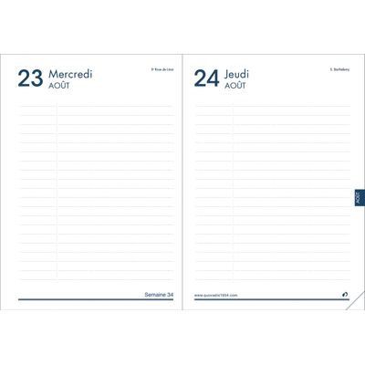3371010503803-Agenda Ben - 1 jour par page - 12 x 17 cm - pas temps à perdre - Quo Vadis--1