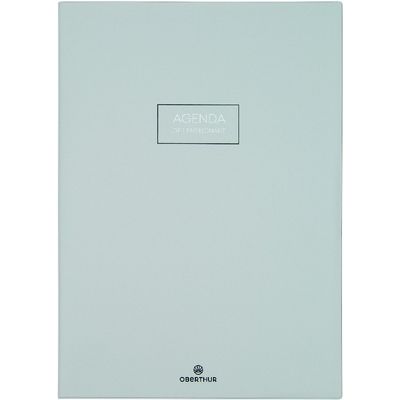 3664447144863-Agenda de l'Enseignant Cirrus - 21,5 x 30 cm - gris clair - Oberthur--0