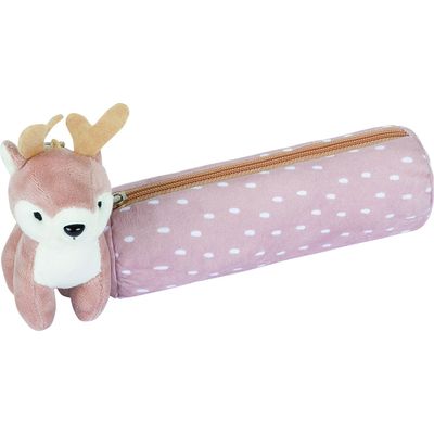 3664447150406-Trousse Peluche - 1 compartiment - avec porte clé - différents modèles disponibles - Oberthur--5