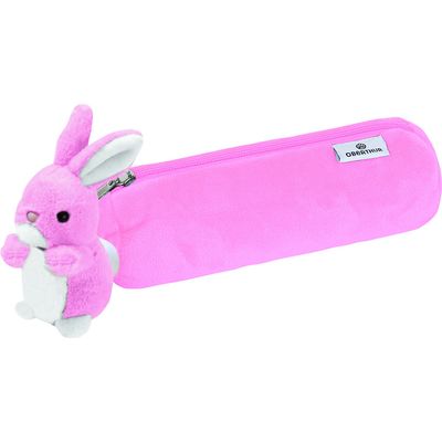 3664447150406-Trousse Peluche - 1 compartiment - avec porte clé - différents modèles disponibles - Oberthur--8