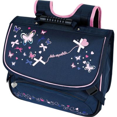 3664447148021-Cartable Lola Espeleta - 38 cm - 2 compartiments - marine - Oberthur--0