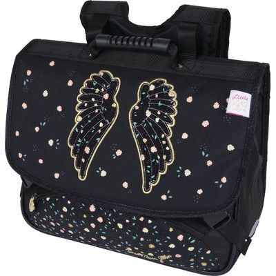 3664447147659-Cartable Little Karl Marc John - 38 cm - 2 compartiments - noir - Oberthur--0