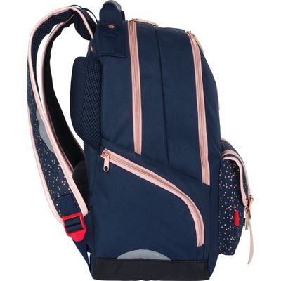 3664447148519-Sac à dos Kickers Girl - 2 compartiments - marine - Oberthur--4