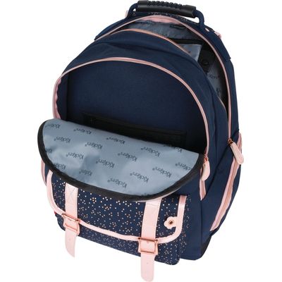 3664447148519-Sac à dos Kickers Girl - 2 compartiments - marine - Oberthur--5