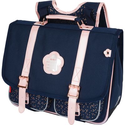 3664447148526-Cartable Kickers Girl - 38 cm - 2 compartiments - marine - Oberthur--0
