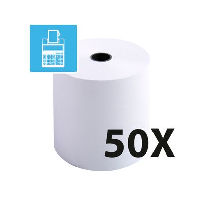 3130634405135-Exacompta - 50 Bobines offset - rouleaux calculatrices - 70 x 70 x 12 mm - 40 m--0