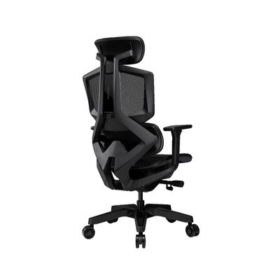 4710483774089-Fauteuil gamer ARGO One Black - accoudoirs réglables - appuie-tête intégré - noir--4