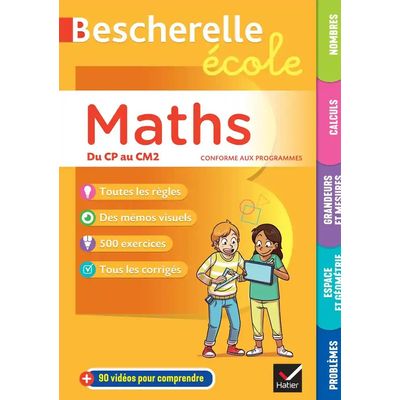 9782401083776-Bescherelle Ecole Maths du CP au CM2--0