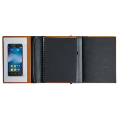 3660942080897-Agenda spiralé Denim All in One - 1 semaine sur 2 pages - 15 x 21 cm - bleu - avec carnet de notes - E--2