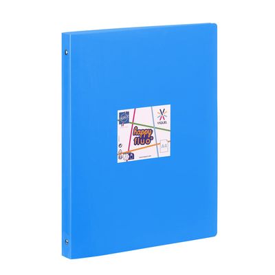3135256097317-Viquel Happy Fluo - Classeur 4 anneaux - Dos 25 mm - A4 - disponible dans différentes couleurs--3
