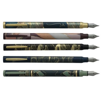 3173740248753-Ink Vibes Plumink - Stylo plume bleu - différents modèles disponibles--2