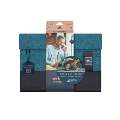 4260403577066-RIVACASE Lantau - Housse pour ordinateur portable 13,3" - bleu--4