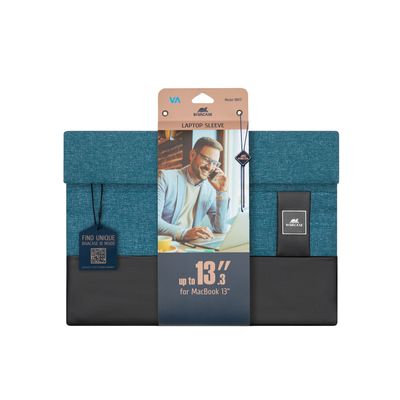 4260403577066-RIVACASE Lantau - Housse pour ordinateur portable 13,3" - bleu--5