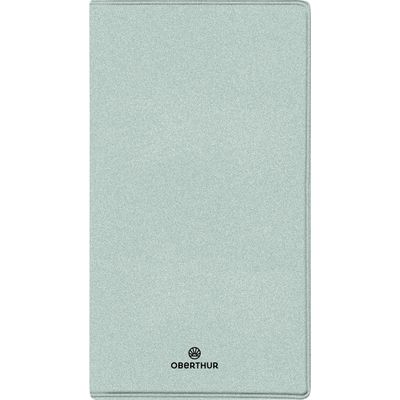 3664447161457-Agenda de poche spiralé Vegas - 1 semaine sur 2 pages - 9,5 x 17 cm - argent - Oberthur--0