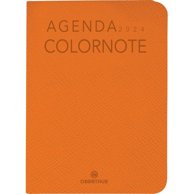 3664447156163-Agenda de poche Colornote - 1 semaine sur 2 pages - 7,5 x 10,5 cm - orange - Oberthur--0