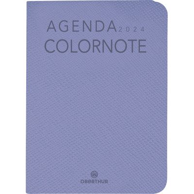 3664447156200-Agenda de poche Colornote - 1 semaine sur 2 pages - 7,5 x 10,5 cm - lilas - Oberthur--0